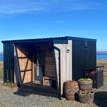 Unique Luxurious Cabin On Sea View Working Croft Garrabost Esterno foto