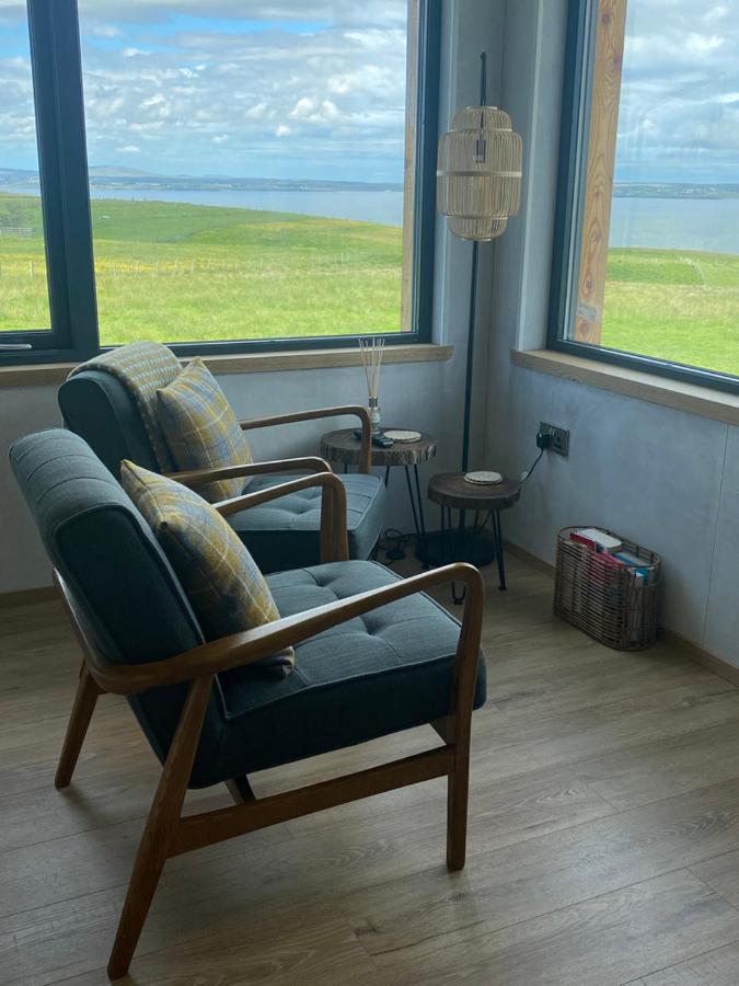 Unique Luxurious Cabin On Sea View Working Croft Garrabost Esterno foto